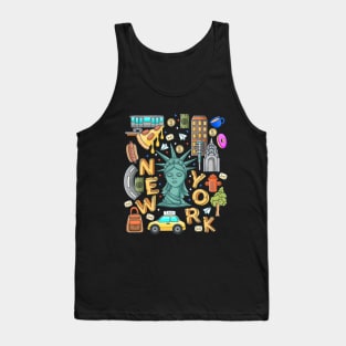 New York City Doodle Tank Top